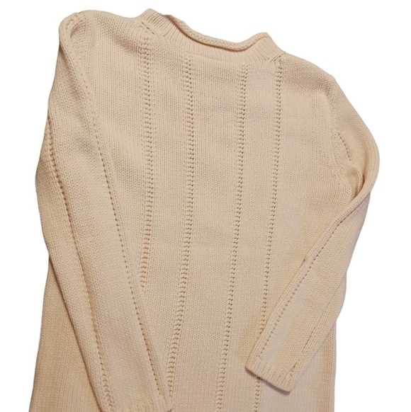 Liz Claiborne Cableknit Cotton Sweater - Picture 3 of 3